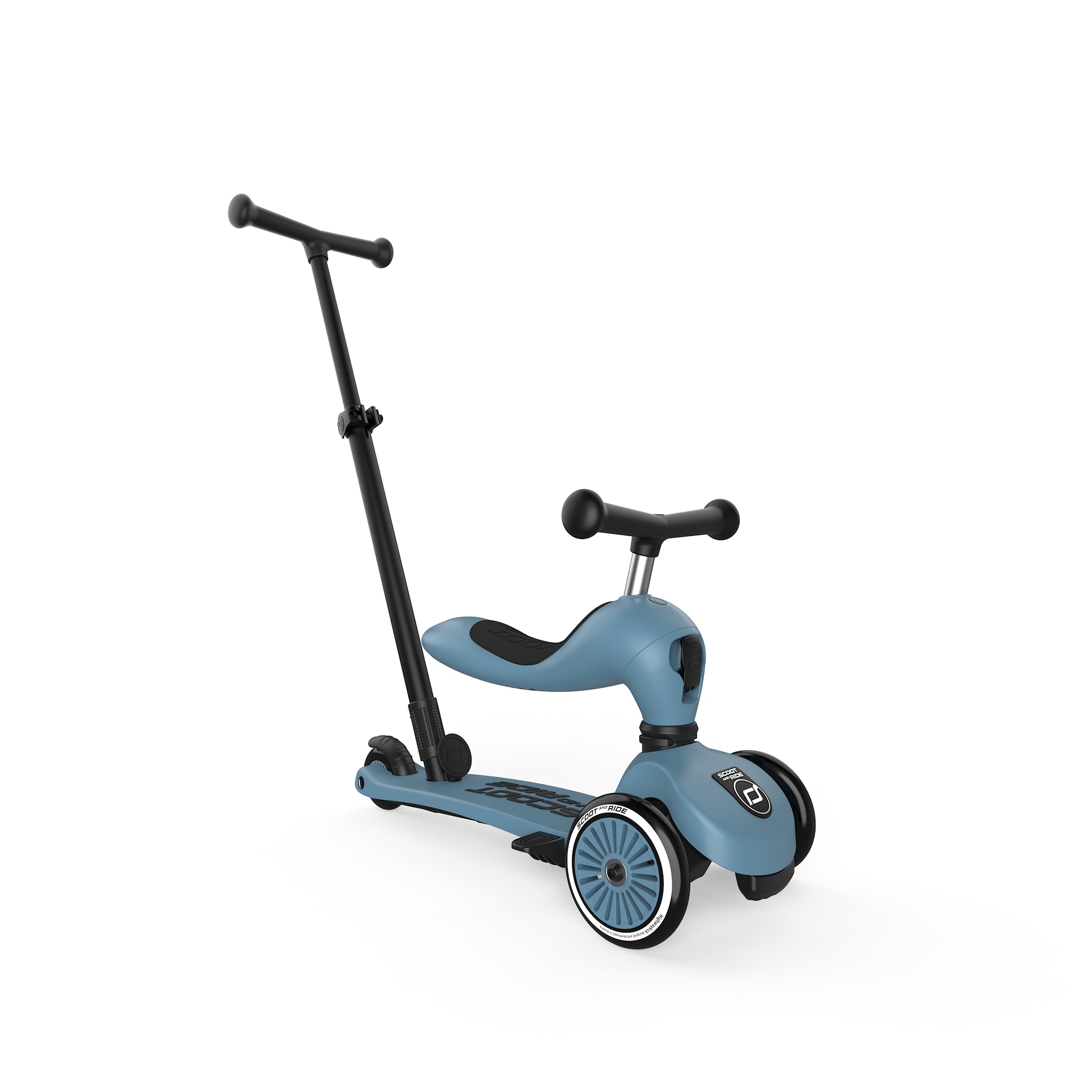 Самокат Scoot and Ride серії Highwaykick-1 Push and Go сіро-синій, до 5років - Зображення 2