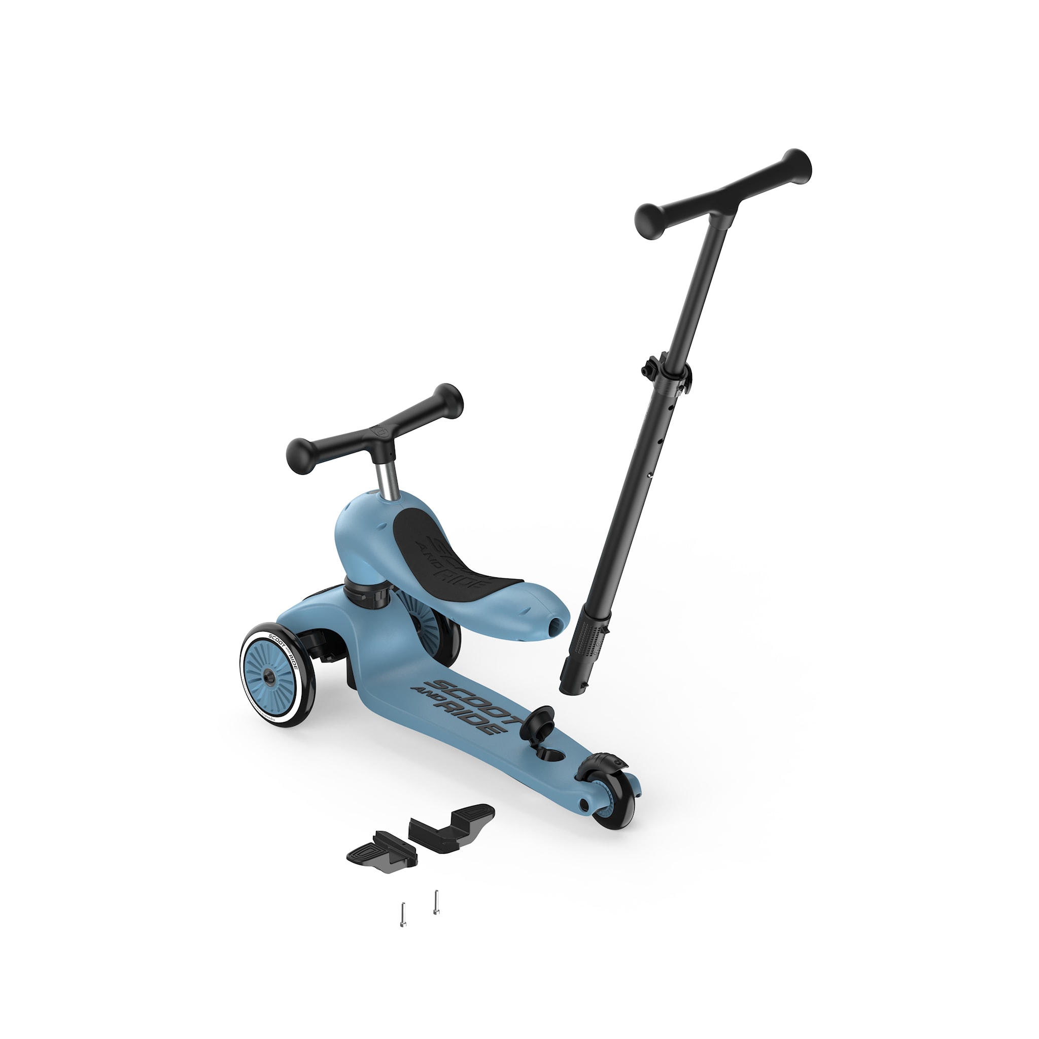 Самокат Scoot and Ride серії Highwaykick-1 Push and Go сіро-синій, до 5років - Зображення 5