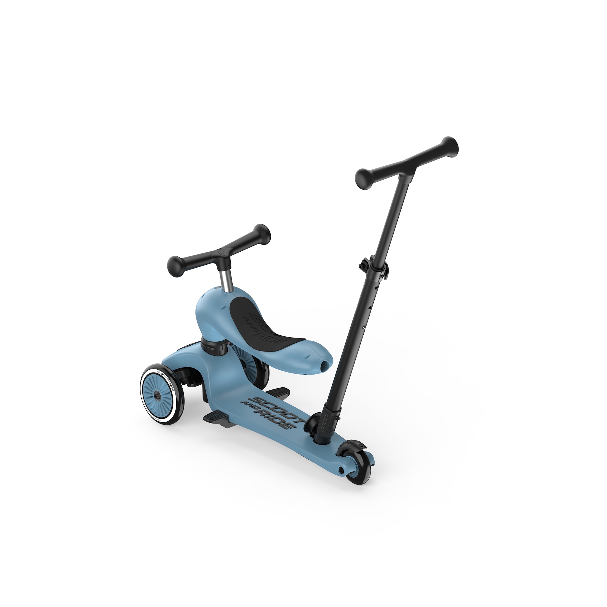 Самокат Scoot and Ride серії Highwaykick-1 Push and Go сіро-синій, до 5років - Зображення 4