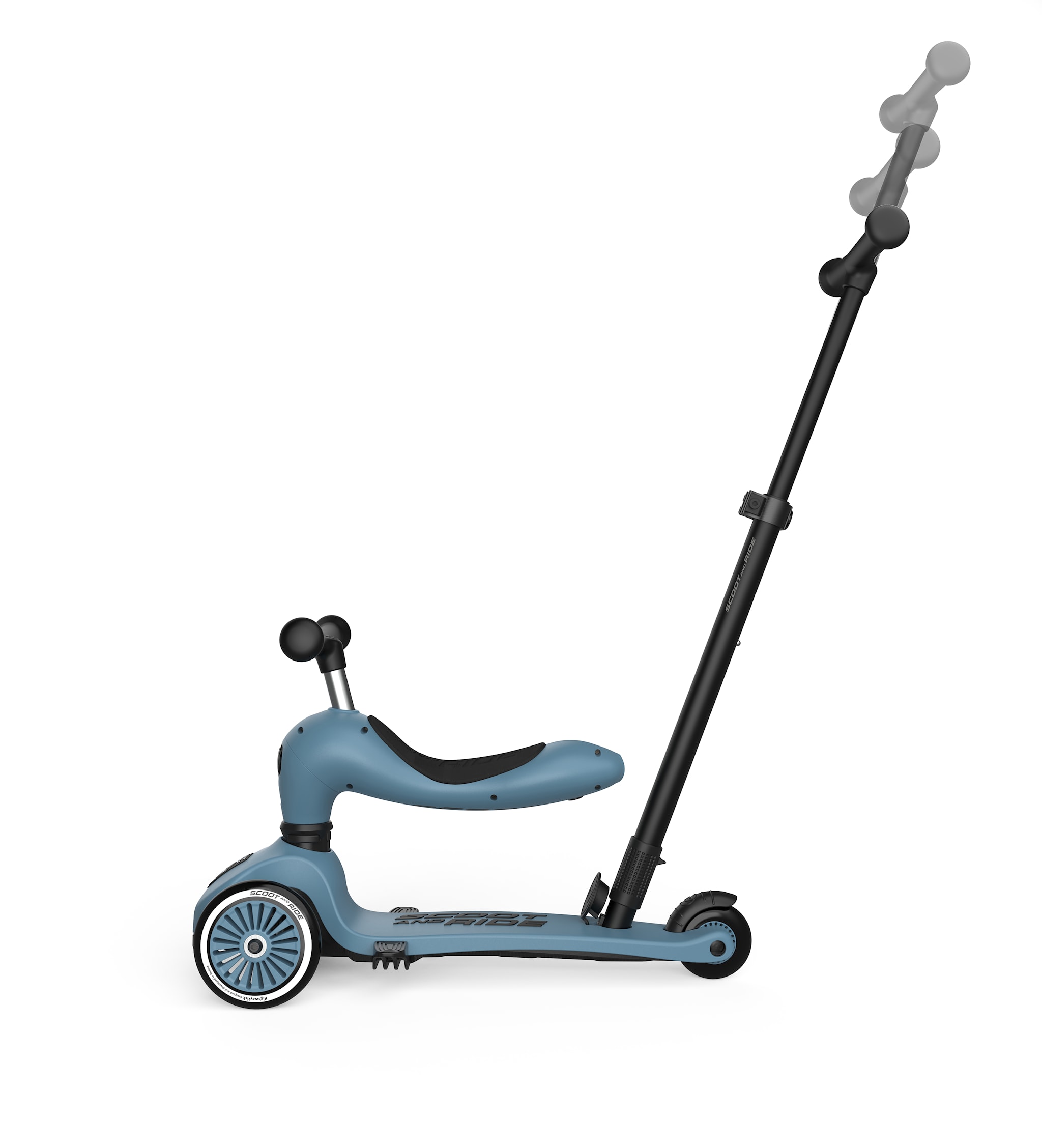 Самокат Scoot and Ride серії Highwaykick-1 Push and Go сіро-синій, до 5років - Зображення 3