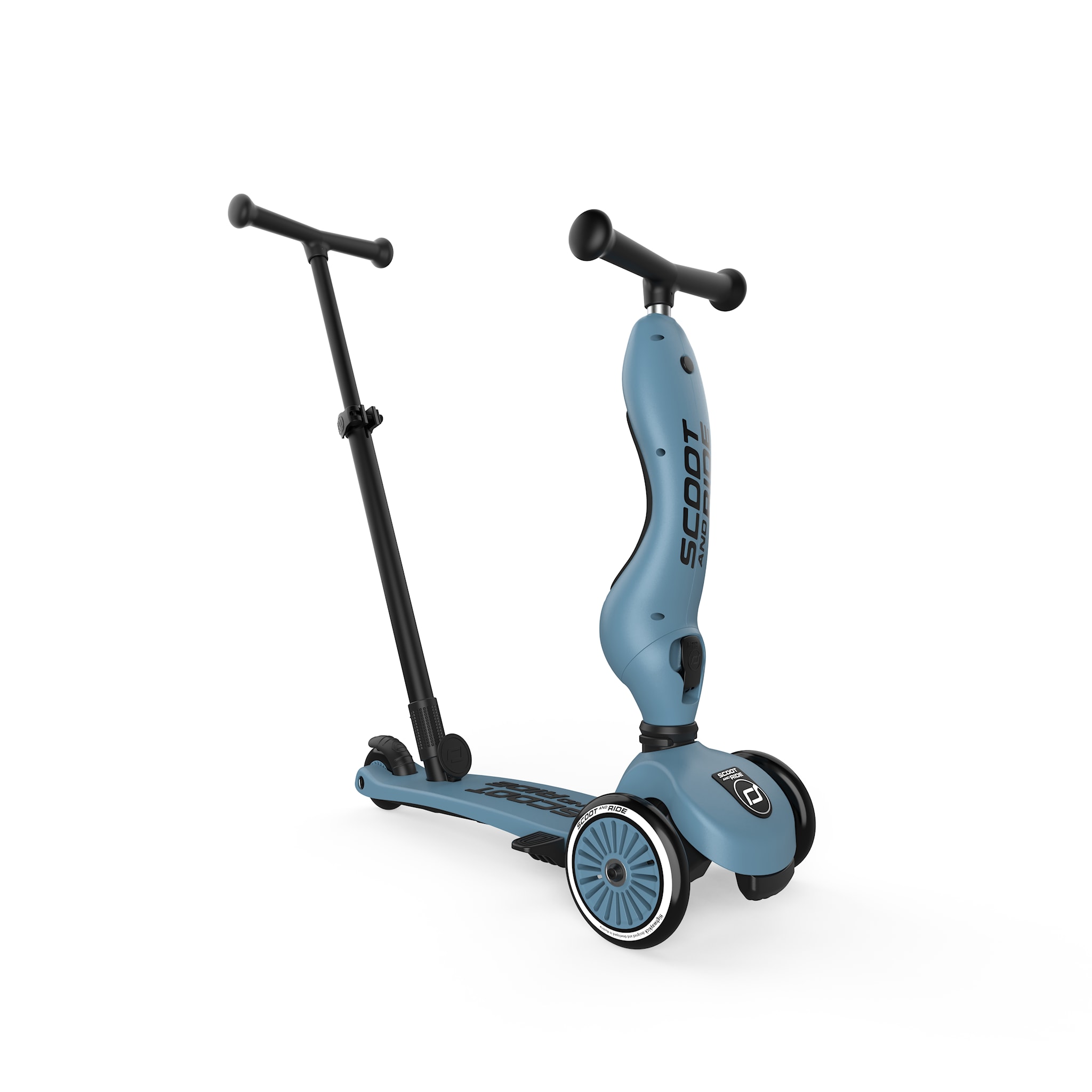 Самокат Scoot and Ride серії Highwaykick-1 Push and Go сіро-синій, до 5років - Зображення 8