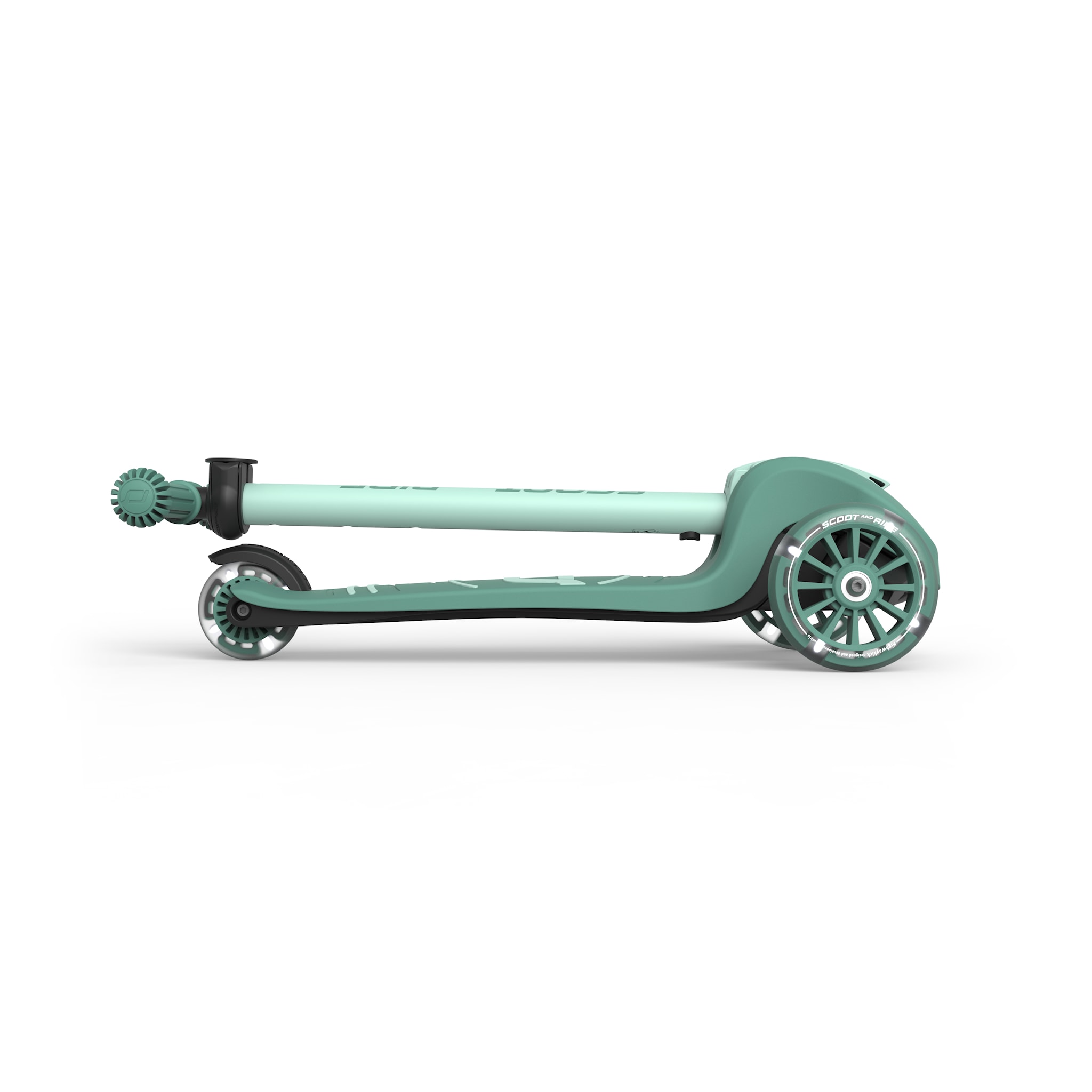 Самокат Scoot and Ride серії Highwaykick-3s з колесами що світяться сіро-зелений, 3+ — изображение 6