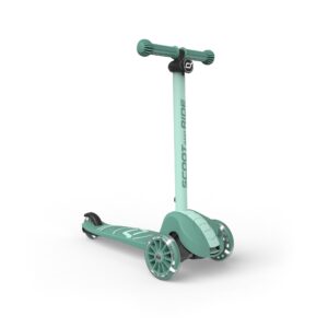 Самокат Scoot and Ride серії Highwaykick-3s з колесами що світяться сіро-зелений, 3+